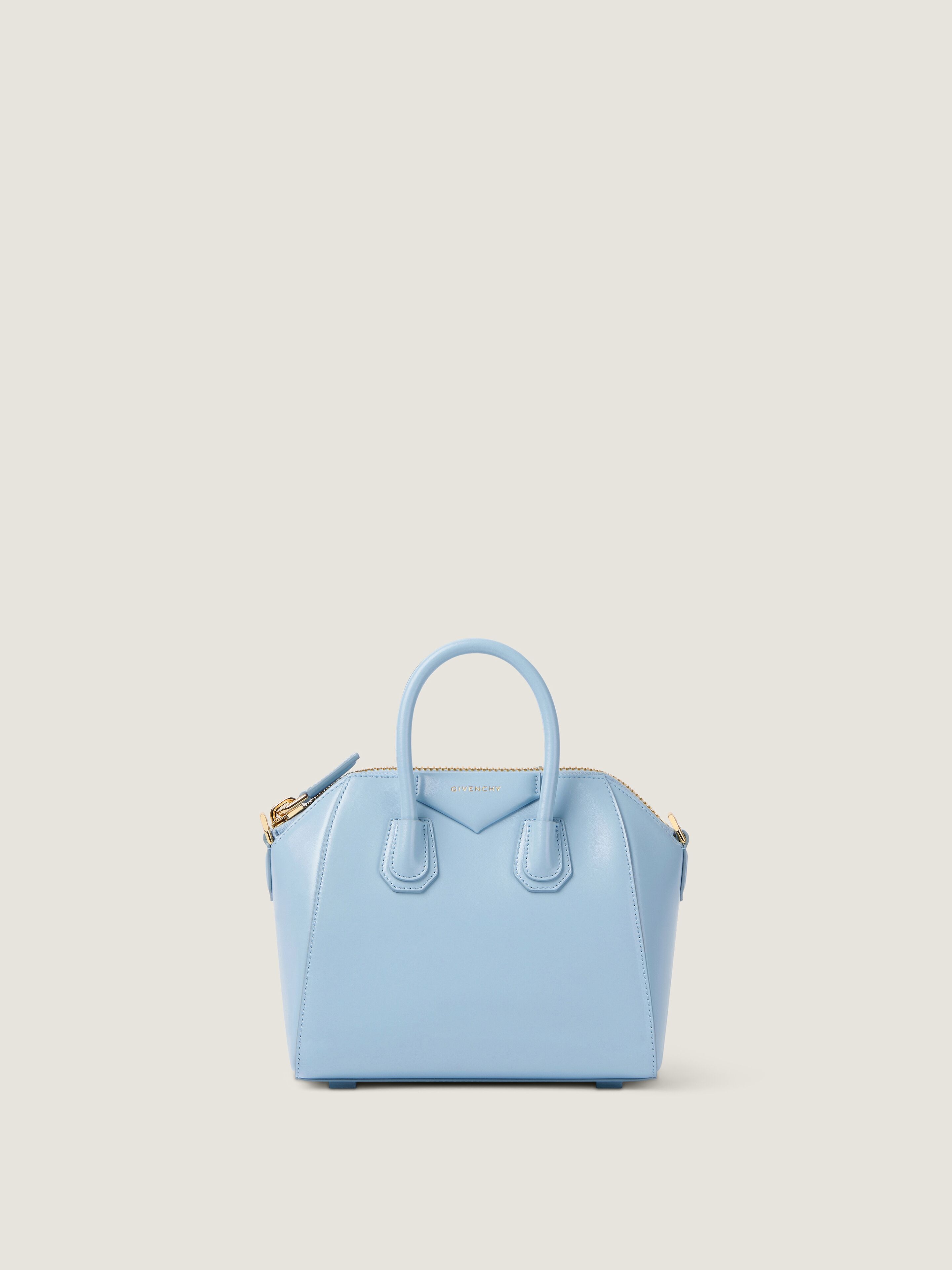 Mini Antigona bag in Box leather